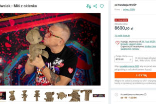 Kultowy miś z dobranocki z PRL-u na licytacji WOŚP. Cena już jest zawrotna