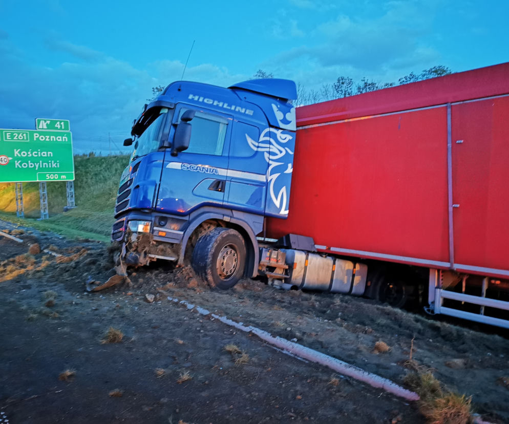 Poważny wypadek ciężarówki na trasie S5