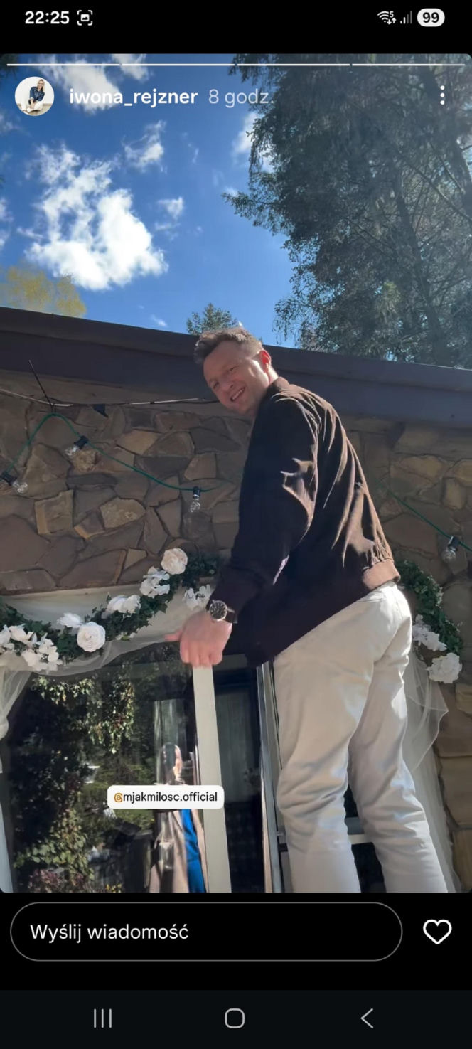 M jak miłość po wakacjach na planie. Bartek (Arkadiusz Smoleński)