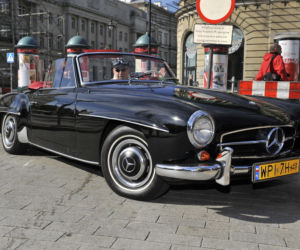 Parada Mercedesów w Warszawie 