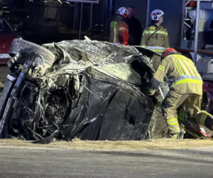 Tragiczny wypadek w Mąkolinie. Kierowca i pasażer BMW zostali zatrzymani po wyjściu ze szpitala