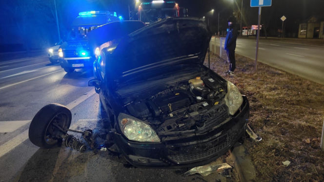 Mandat dla kierowcy. Za spowodowanie kolizji trzech aut w Lesznie