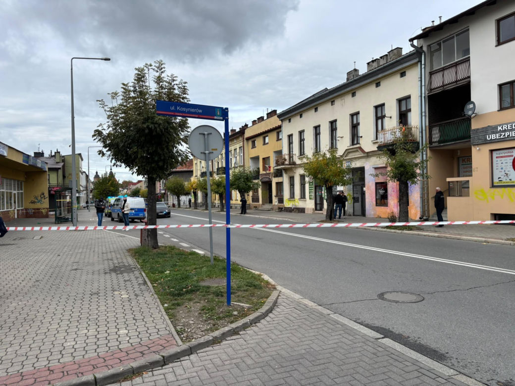 Strzelanina w centrum Nowego Sącza