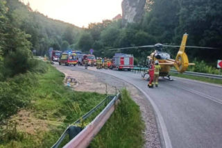 Wypadek śmiertelny pod Maczugą Herkulesa. Nie żyje motocyklista