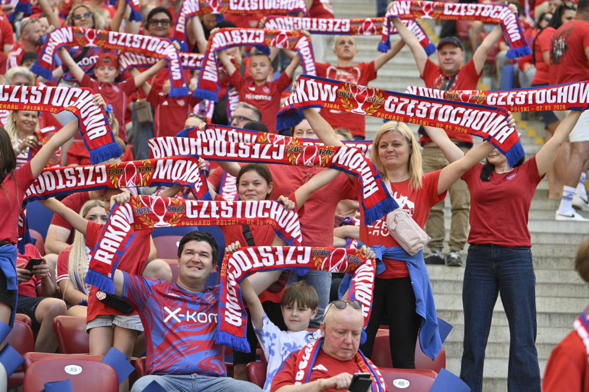 Kibice na finale Pucharu Polski: Górnik - Raków