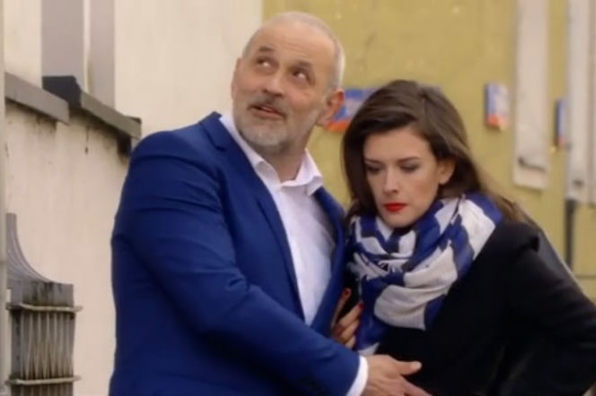 O mnie się nie martw 2 sezon odc. 13. Magda Gadomska (Anna Terpiłowska), Marek Kaszuba (Krzysztof Stelmaszyk)