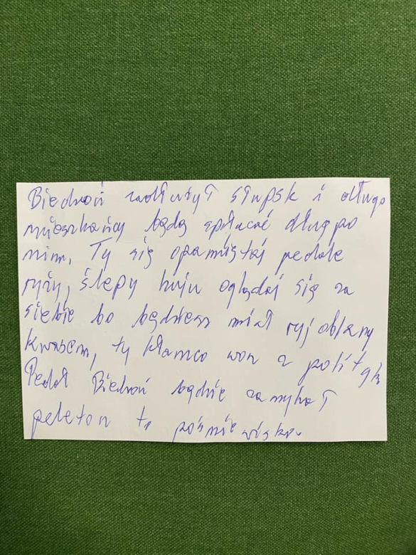 Poseł ze Śląska dostał obrzydliwy list. "Pedale, będziesz miał ryj oblany kwasem"