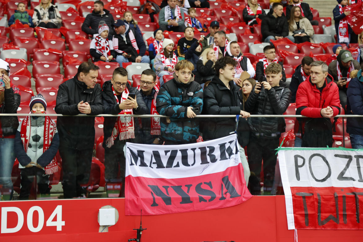 Kibice na meczu Polska - Estonia. Zdjęcia z trybun [21.03.2024]