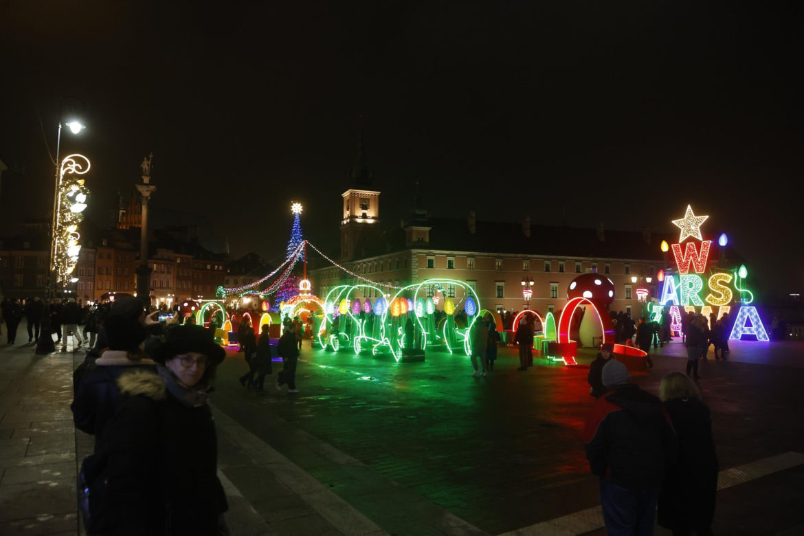 Iluminacje w Warszawie