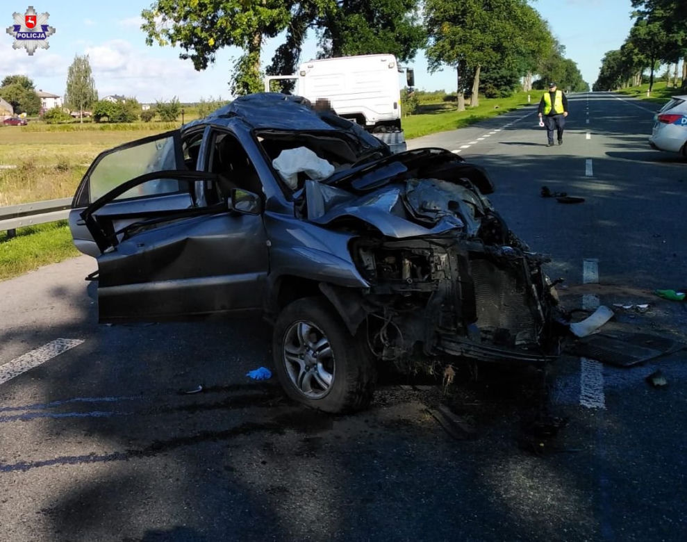 Tragiczny wypadek drogowy w miejscowości Łukówiec