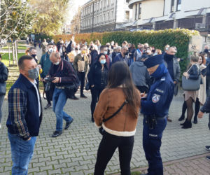 Blokada drogi w Tarnowie - protest