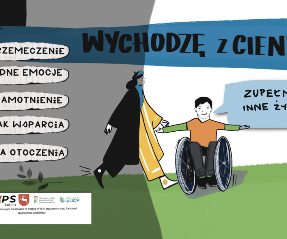 Plakat kampanii „Wyjść z Cienia