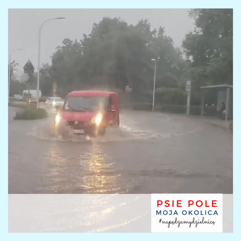 Wrocław niczym Wenecja! Zatopione ulice po ulewnych deszczach [ZDJĘCIA, FILMY]