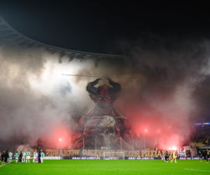 Lechia Gdańsk - Górnik Zabrze, zdjęcia kibiców i zawodników z meczu 18, kolejki PKO BP Ekstraklasy