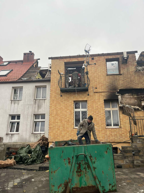 Tragiczny pożar w Czaplinku w święta Bożego Narodzenia 26.12.2024