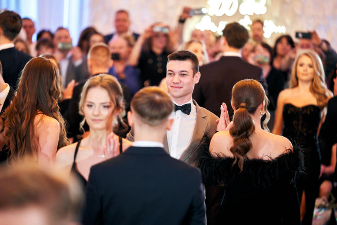 Studniówka siedleckiej Królówki 2026 - walc i polonez