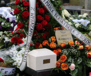 Pogrzeb Adama Słodowego na Starych Powązkach w Warszawie