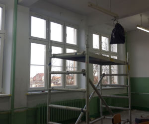 Na ten dzień czekał lata. Rozpoczął się remont Zespołu Szkół nr 4 w Lesznie