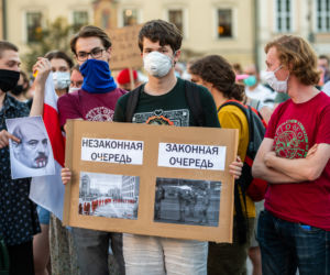 Kraków solidarny z Białorusią