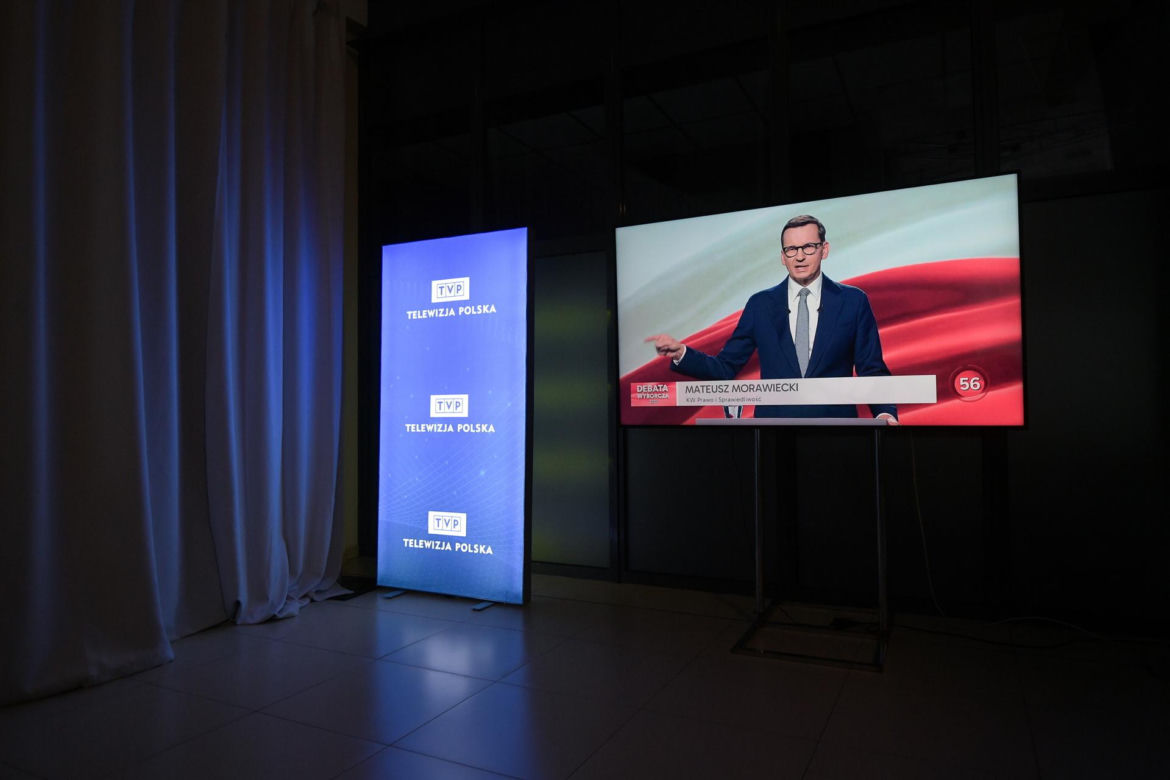 Warszawa, debata wyborcza TVP