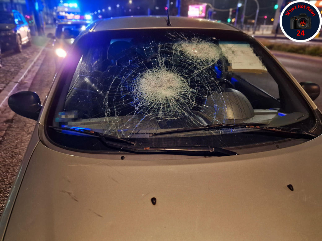 Wielki pościg w Warszawie. Naćpany Ukrainiec potrącił policjanta i rzucił się do ucieczki. „Przewiózł funkcjonariusza na masce kilkadziesiąt metrów”