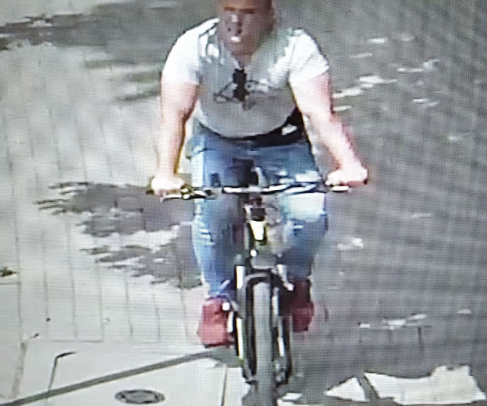 Ukradł rower i pojechał w siną dal! Rozpoznajesz tego mężczyznę? 