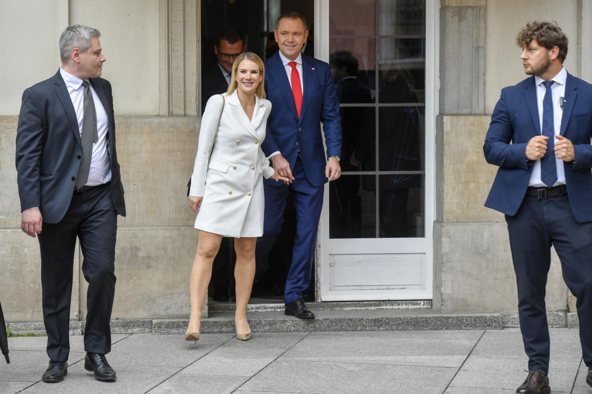 Frąckowiak zaskakująco o Marcie Nawrockiej. Nie tak łatwo z niej coś wyciągnąć