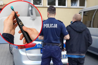 Kradł, bo chciał mieć białe zęby? Wszystko jest na nagraniu!