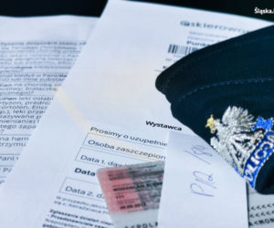 Szczepienie policjantów ze Śląska [ZDJĘCIA]