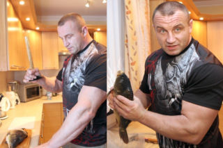 Tak Mariusz Pudzianowski walczył z karpiem. Dziś te zdjęcia wywołają potworny skandal