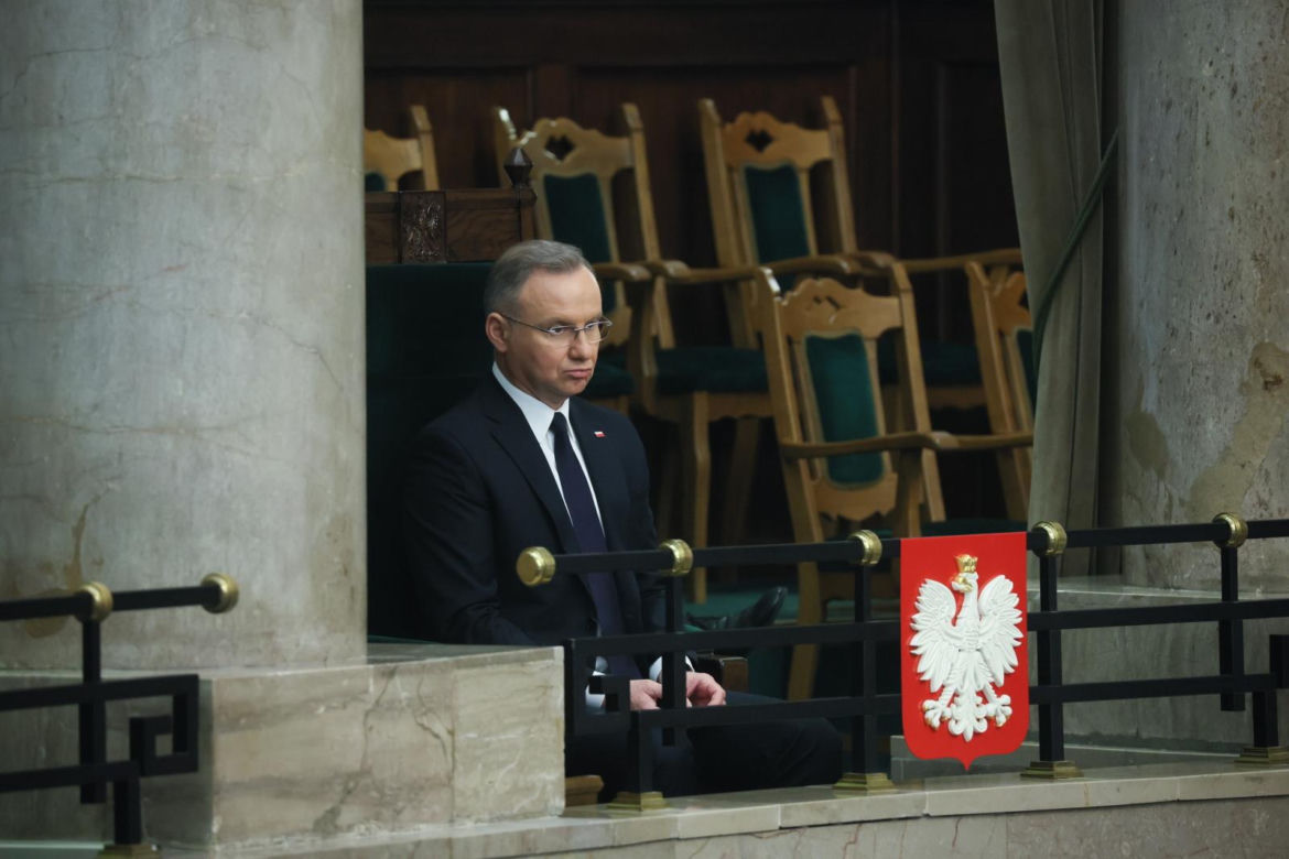 Prezydent Andrzej Duda w Sejmie 23.04.2025