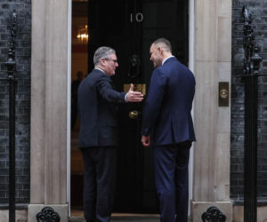 Karol Nawrocki, Keir Starmer