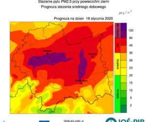 Prognoza smogu w Małopolsce