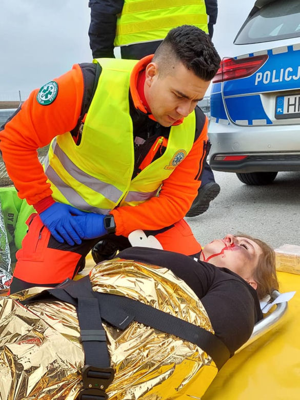 Wojewódzkie ćwiczenia ratownicze na S61 pod Łomżą [ZDJĘCIA]