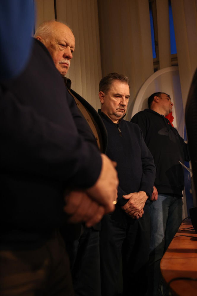 Strajk górników w kopalni Silesia