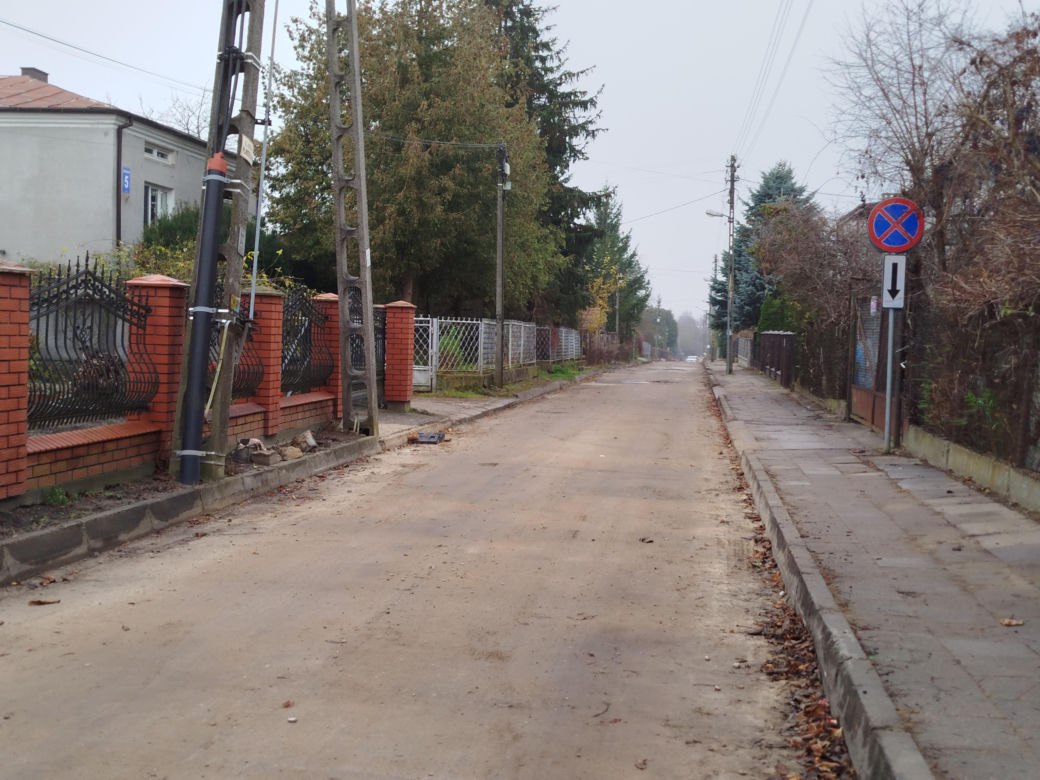 Ulica Mazowiecka w Siedlcach jest remontowana na dwóch różnych odcinkach