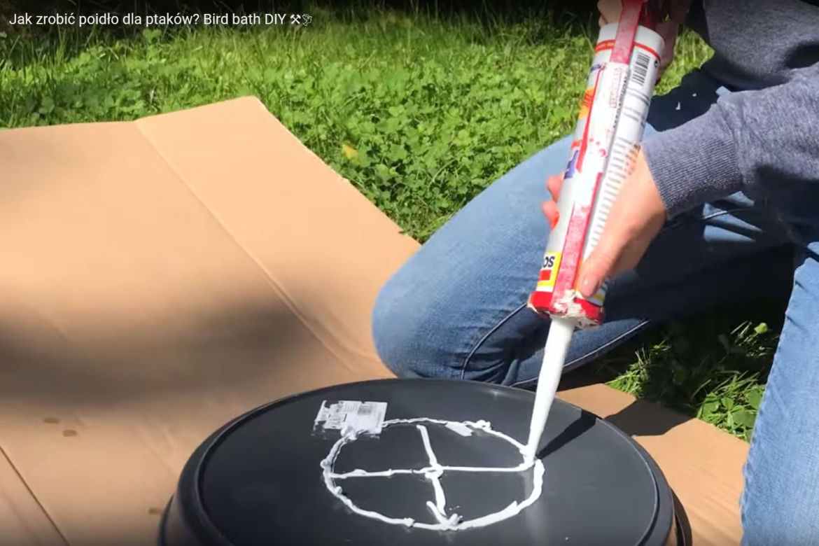 Poidło dla ptaków DIY  - instrukcja