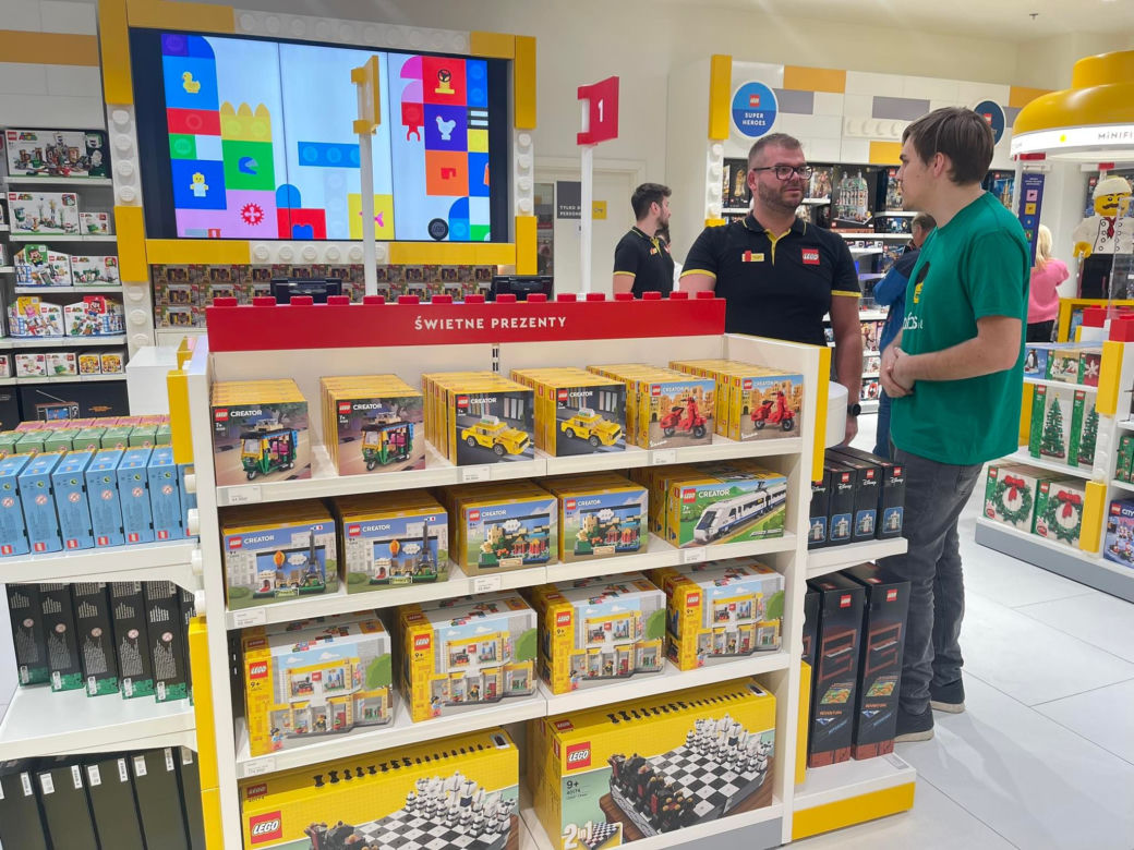 Łódź. Sklep Lego w Manufakturze