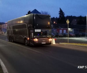 Pijany kierowca autobusu. Miał zawieźć ludzi ze Szczecina na Ukrainę