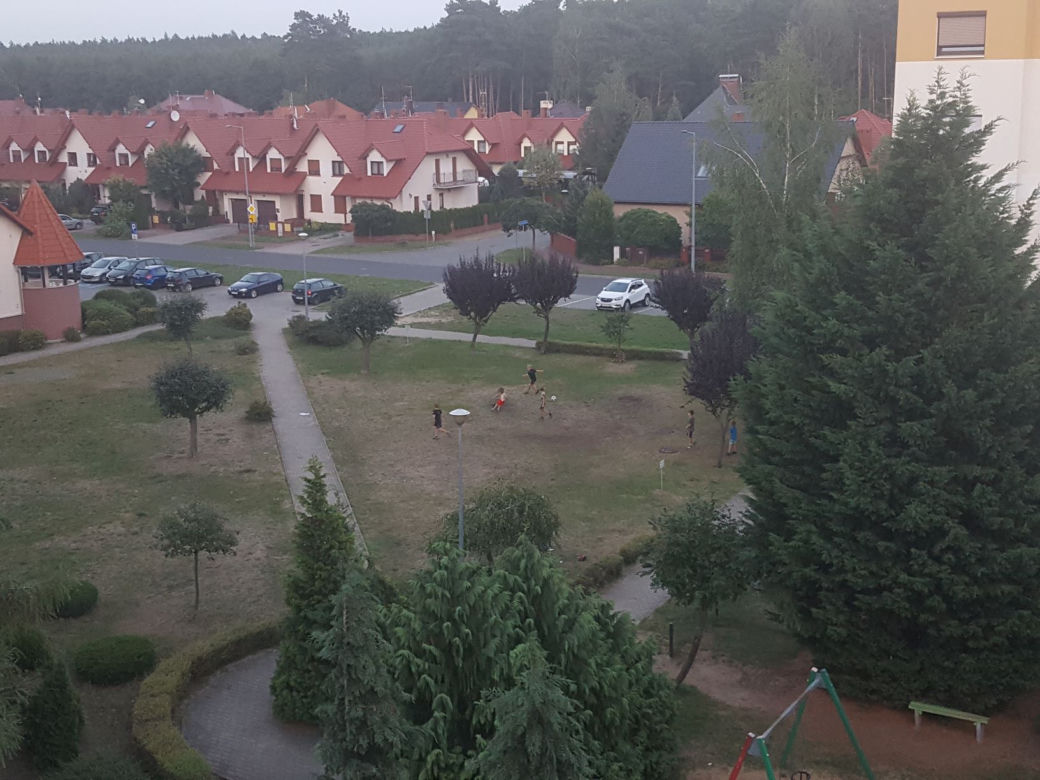 Na osiedlu Rejtana w Lesznie pojawiły się nowe tabliczki – „Zakaz gry w piłkę” 