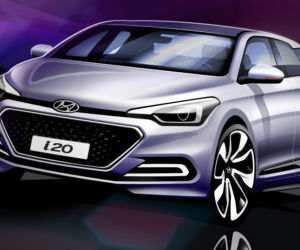 Hyundai i20 - pierwsze szkice