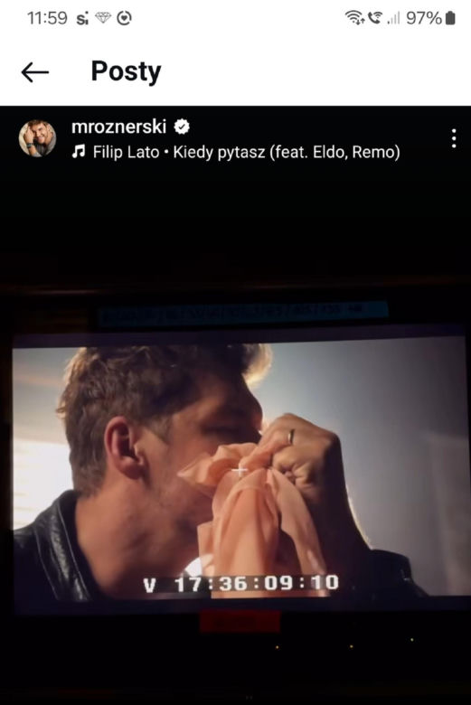 M jak miłość nowy sezon. Marcin (Mikołaj Roznerski) na planie