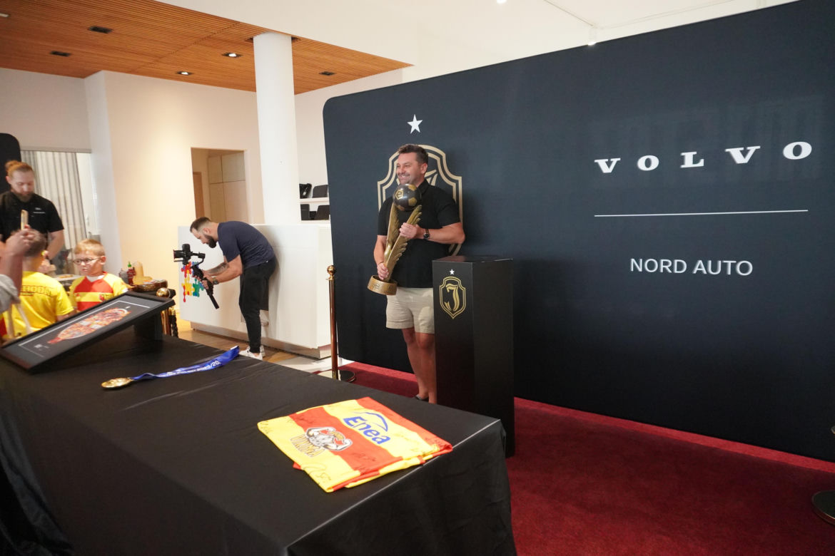 Mistrzowski puchar Jagiellonii Białystok w VOLVO Nord Auto