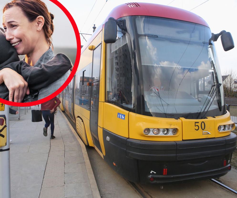 Motornicza zatrzymała tramwaj żeby pomóc szlochającej kobiecie z dzieckiem. Wzruszająca historia