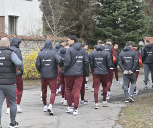 Polska - Albania. Reprezentacja Polski na spacerze