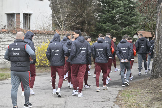 Polska - Albania. Reprezentacja Polski na spacerze