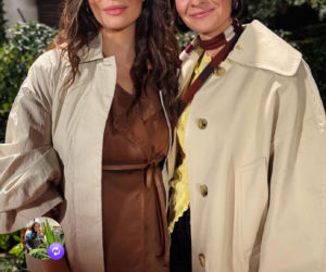 M jak miłość na planie. Joanna (Dominika Sakowicz), Agnes (Amanda Mincewicz)
