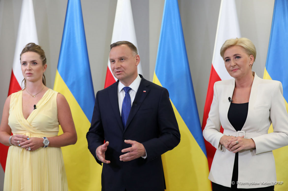 Agata Duda o Ukrainie
