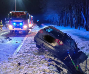 Wypadek pod Iławą, sześć osób w szpitalu