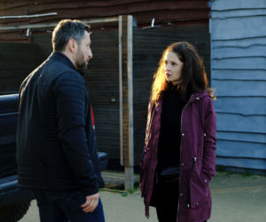 Komisarz Mama 3 odc. 1. Piotr Żeromski (Wojciech Zieliński), Roma (Anna Matysiak)